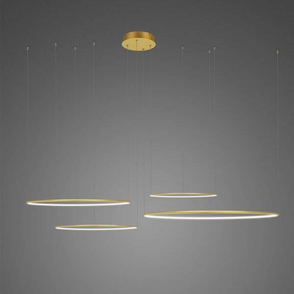 Złota lampa wisząca Shape No.4 CO4 - Φ100 cm, 4000K