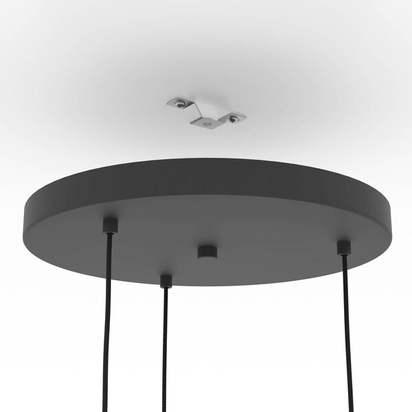 EGLO Lampa wisząca Romazzina, możliwość ściemniania, czarny, salon / jadalnia, metal, nowoczesny