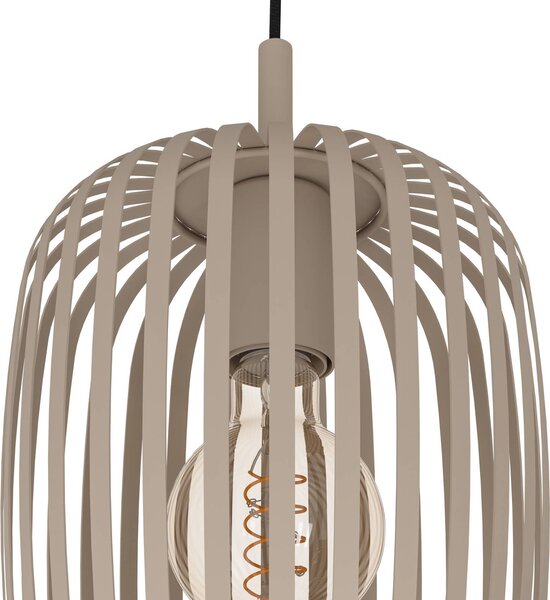 EGLO Lampa wisząca Romazzina, możliwość ściemniania, kremowy / amber, salon / jadalnia, metal, nowoczesny