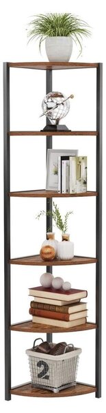 Półka regałowa z 6 półkami – do przechowywania – stylowy design