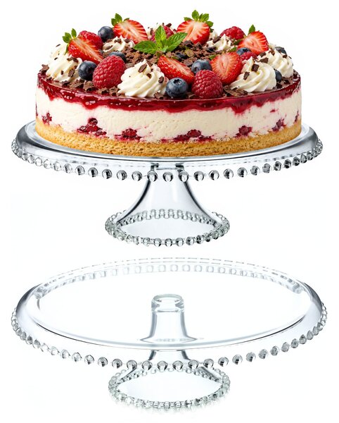 Patera na ciasto tort Assa z kuleczkami dekoracyjna 32 cm