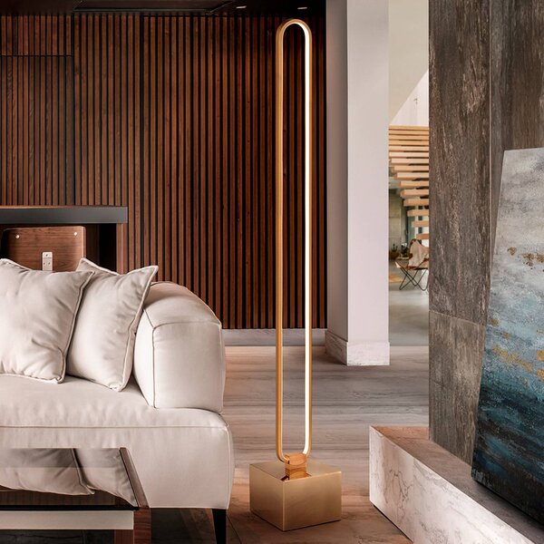 Schuller Valencia Lampa stojąca Colette, fioletowy / różowy / bladoróżowy, salon / jadalnia, aluminium, nowoczesny