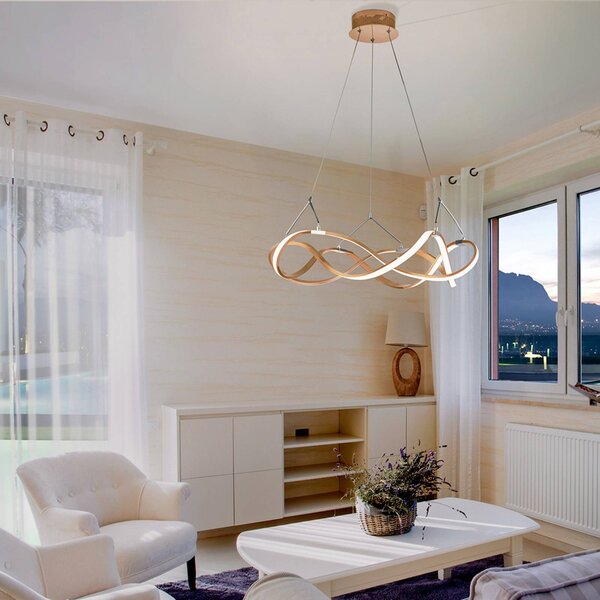 Schuller Valencia Lampa wisząca Molly, chromowy / srebrny, kuchnia, aluminium, nowoczesny