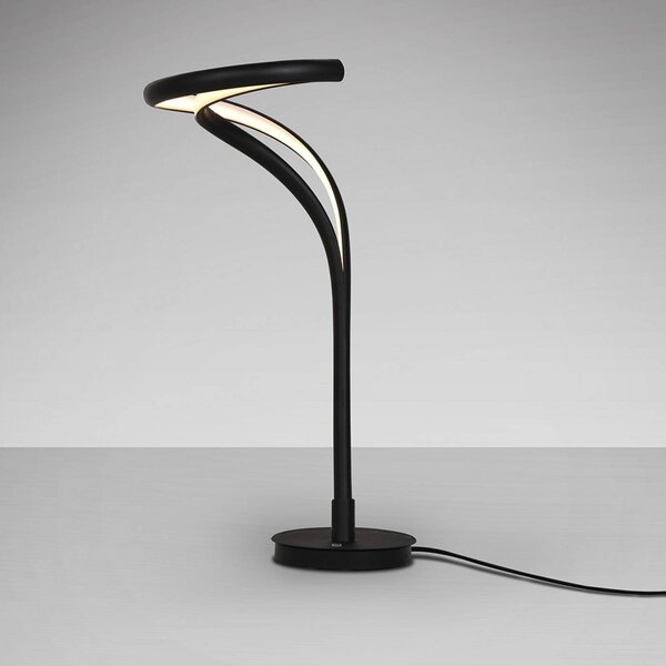 Schuller Valencia Lampa stołowa Danza, możliwość ściemniania, czarny, salon / jadalnia, aluminium, nowoczesny