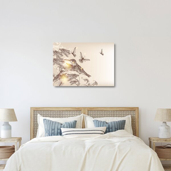 Obraz na szkle - Kolibry (70x50 cm)