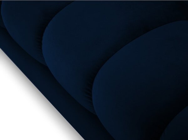 Ciemnoniebieska aksamitna sofa Cosmopolitan Design Bali