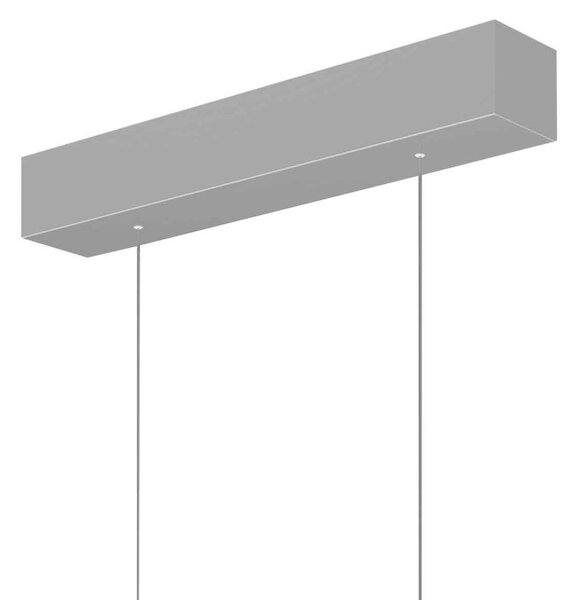 Steinhauer Lampa wisząca Bande, możliwość ściemniania, aluminiowy / szary / cynkowy, salon / jadalnia, metal, nowoczesny