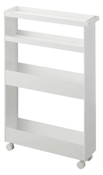 Stalowy regał łazienkowy w matowym białym kolorze 48x80,5 cm Tower – YAMAZAKI