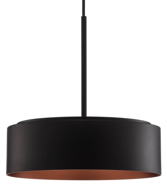 BEGA Lampa wisząca Studio Line, możliwość ściemniania, czarny, salon / jadalnia, aluminium