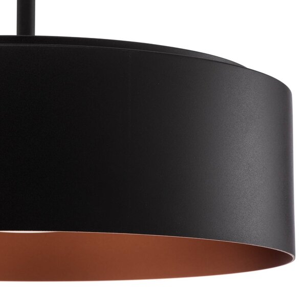 BEGA Lampa wisząca Studio Line, możliwość ściemniania, czarny, salon / jadalnia, aluminium