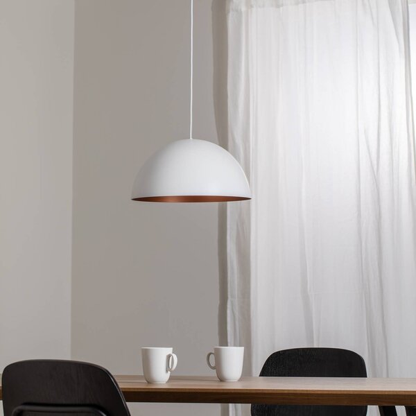 BEGA Lampa wisząca Studio Line 50996/50993, możliwość ściemniania, biały / opal, salon / jadalnia, aluminium