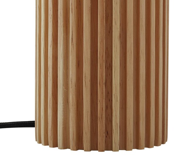 Lampa stołowa Kimiko Lindby, jasne drewno, salon / jadalnia, drewno, skandynawski