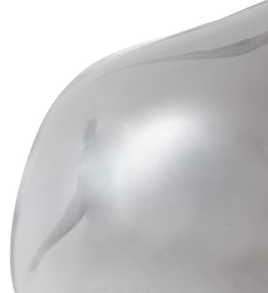 Lampa stojąca Lelia Lindby, aluminiowy / szary / cynkowy, salon / jadalnia, szkło, design