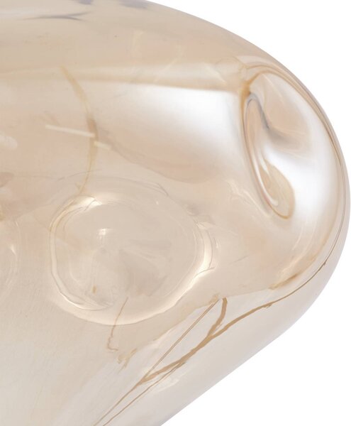 Lampa stojąca Lelia Lindby, kremowy / amber, salon / jadalnia, szkło, design