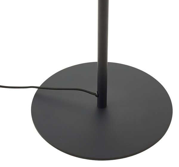 Lampa stojąca Lelia Lindby, aluminiowy / szary / cynkowy, salon / jadalnia, szkło, design