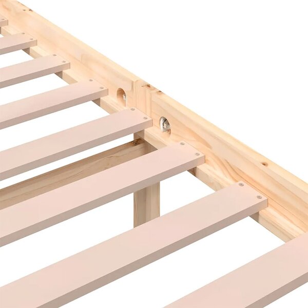 Podwójne łóżko z naturalnej sosny 140x200 T6-B84