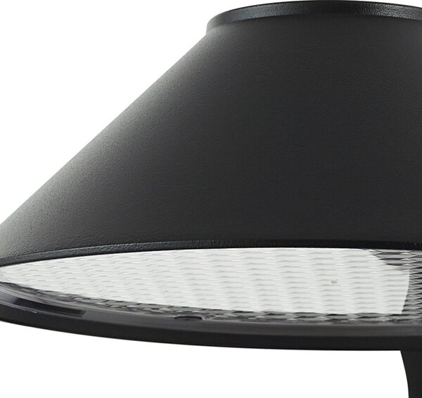 Lampa zewnętrzna z czujnikiem ruchu Capelo Lindby, czarny, aluminium, nowoczesny