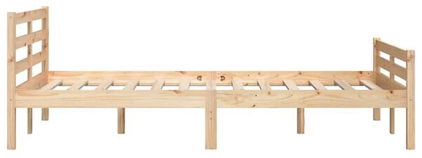 Podwójne łóżko z naturalnej sosny 140x200 T6-B84