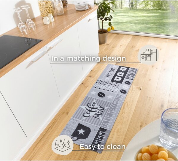 Szary chodnik 50x150 cm Its Time for Espresso – Hanse Home