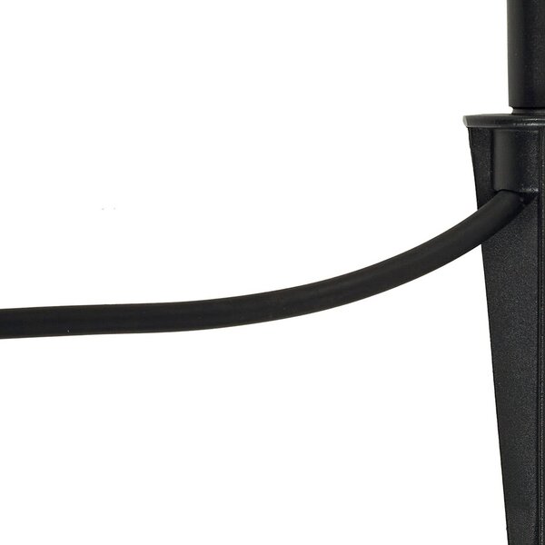 Lindby Lampa z grotem ziemnym Sorvete, czarna, metalowa, wysokość 62 cm Sorvete Lindby, możliwość ściemniania, czarny, aluminium, nowoczesny