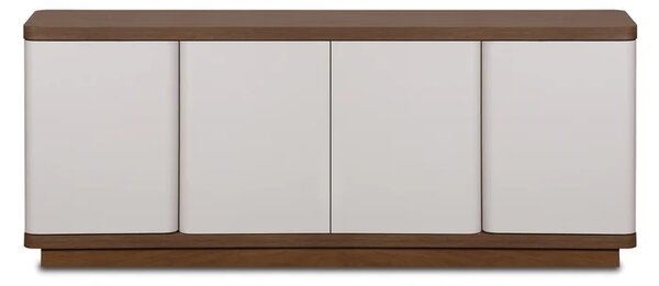 Komoda Czterodrzwiowa TIERRA 180 cm Kaszmir/Orzech Japandi