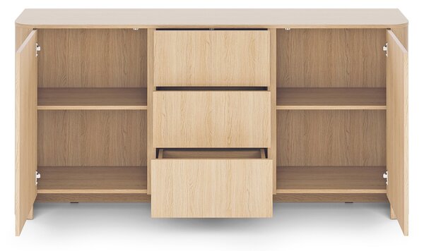 Komoda Sorrenti 168 cm z szufladami - dąb vicenza