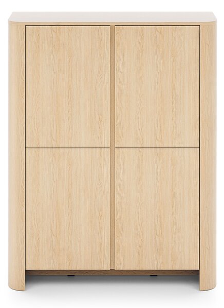 Komoda wysoka Sorrenti 103 cm - dąb vicenza