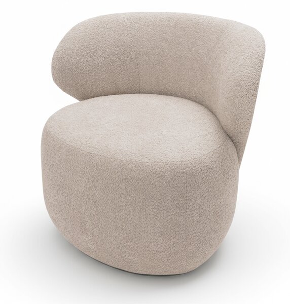 Fotel wypoczynkowy Cocoon - beżowa boucle Catch Me 02