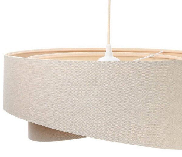 Lampa wisząca Boho Maco Design, możliwość ściemniania, kremowy / amber, salon / jadalnia, tkanina / materiał / jedwab