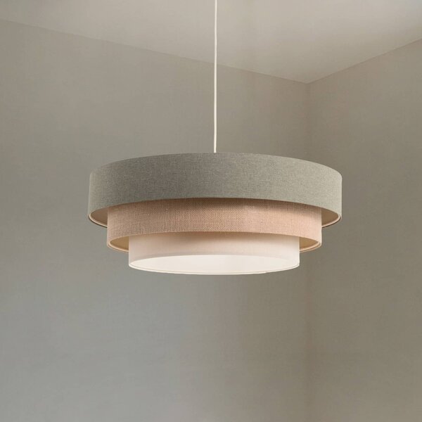 Lampa wisząca Triniti Maco Design, możliwość ściemniania, zielony, salon / jadalnia, tkanina / materiał / jedwab