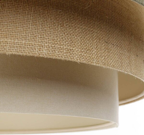 Lampa wisząca Triniti Maco Design, możliwość ściemniania, zielony, salon / jadalnia, tkanina / materiał / jedwab