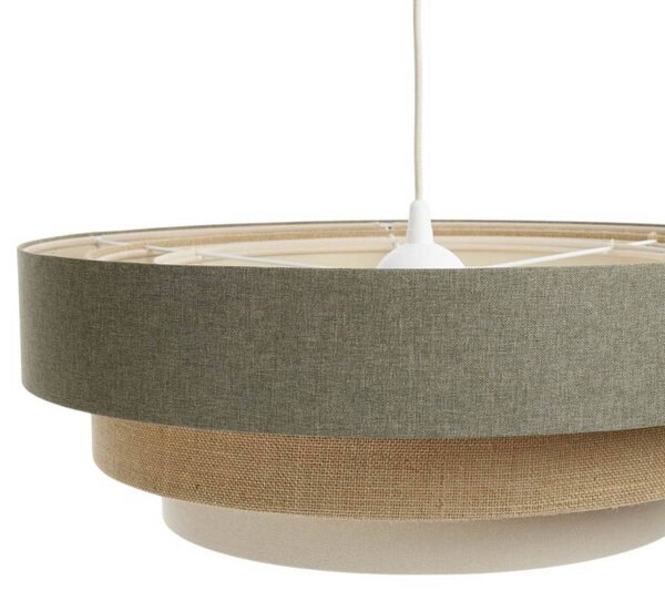 Lampa wisząca Triniti Maco Design, możliwość ściemniania, zielony, salon / jadalnia, tkanina / materiał / jedwab