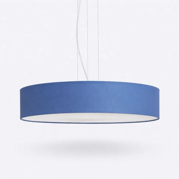 Sufitowa wisząca lampa SOHO niebieska salon jadania
