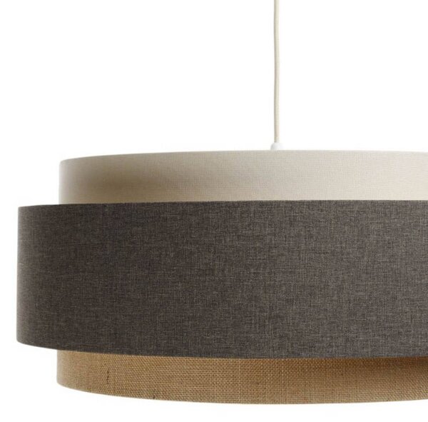 Lampa wisząca Boho Elegant Maco Design, możliwość ściemniania, brązowy / rdzawy, salon / jadalnia, tkanina / materiał / jedwab