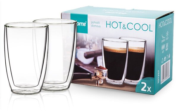 4Home Szklanka termiczna do kawy Hot&Cool 180 ml, 2 szt