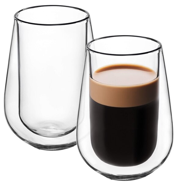 Szklanki termiczne z podwójną ścianką 280 ml 2 szt