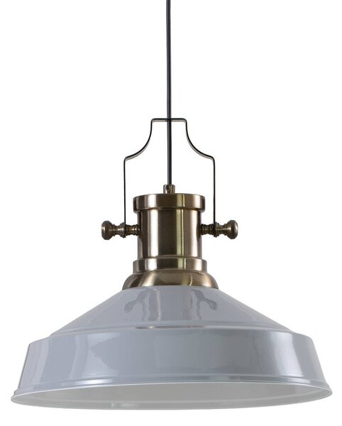 Lampa wisząca Augusta ROYALTECH, możliwość ściemniania, aluminiowy / szary / cynkowy, salon / jadalnia, metal, vintage