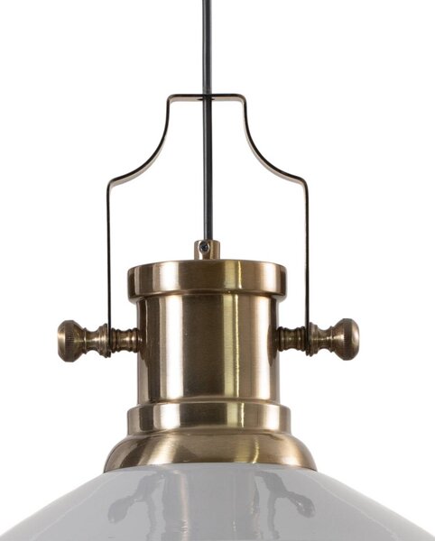 Lampa wisząca Augusta ROYALTECH, możliwość ściemniania, aluminiowy / szary / cynkowy, salon / jadalnia, metal, vintage