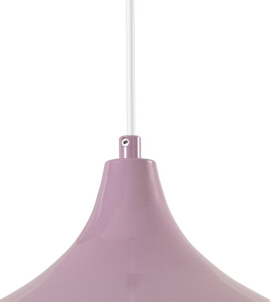 Lampa wisząca Claus ROYALTECH, możliwość ściemniania, fioletowy / różowy / bladoróżowy, salon / jadalnia, metal