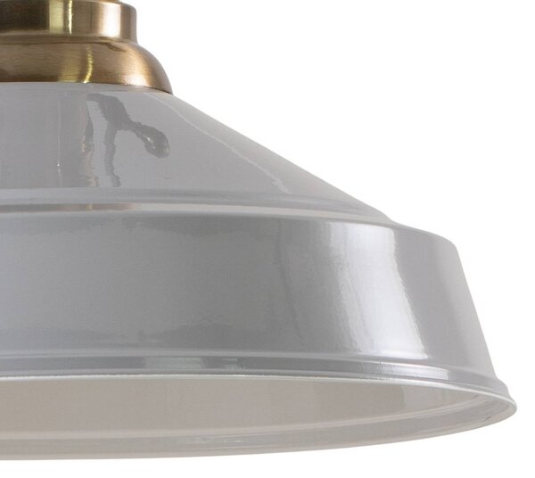 Lampa wisząca Augusta ROYALTECH, możliwość ściemniania, aluminiowy / szary / cynkowy, salon / jadalnia, metal, vintage