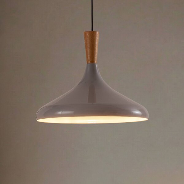 Lampa wisząca Chris ROYALTECH, możliwość ściemniania, aluminiowy / szary / cynkowy, salon / jadalnia, metal