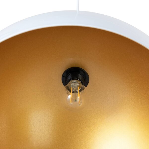 Lampa wisząca Lipeo ROYALTECH, możliwość ściemniania, biały / opal, salon / jadalnia, metal