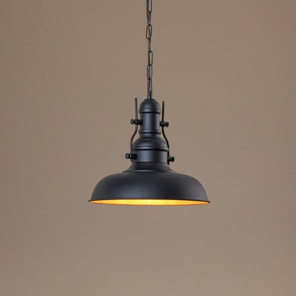 Lampa wisząca Nota ROYALTECH, możliwość ściemniania, czarny, salon / jadalnia, metal, vintage