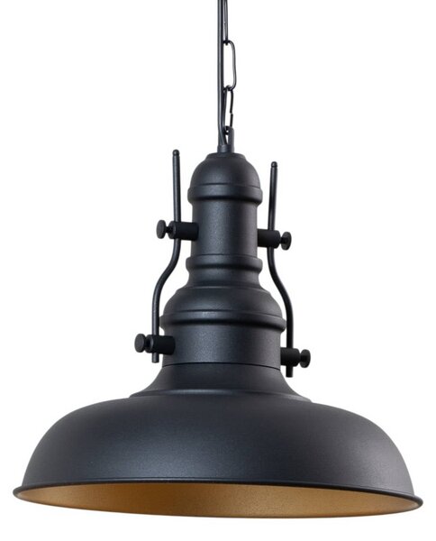 Lampa wisząca Nota ROYALTECH, możliwość ściemniania, czarny, salon / jadalnia, metal, vintage