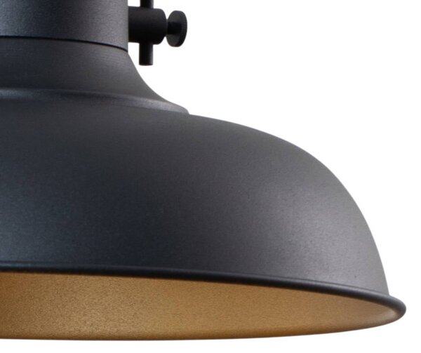 Lampa wisząca Nota ROYALTECH, możliwość ściemniania, czarny, salon / jadalnia, metal, vintage