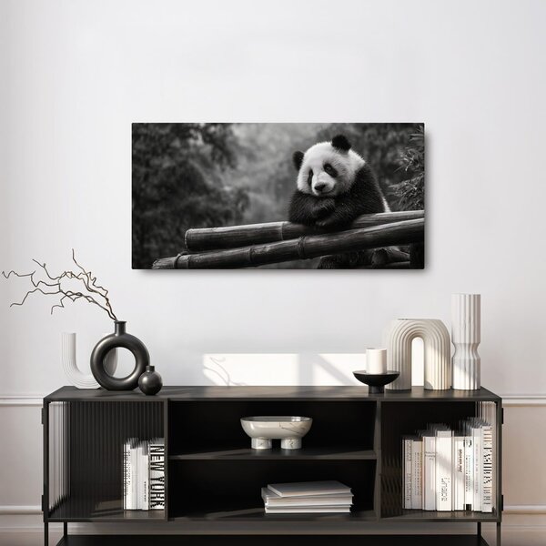 Obraz spokojna panda w naturze