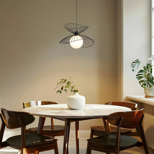 Lampa wisząca Vertigo ROYALTECH, możliwość ściemniania, czarny, salon / jadalnia, metal