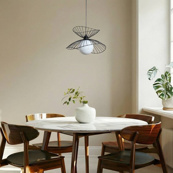 Lampa wisząca Vertigo ROYALTECH, możliwość ściemniania, czarny, salon / jadalnia, metal