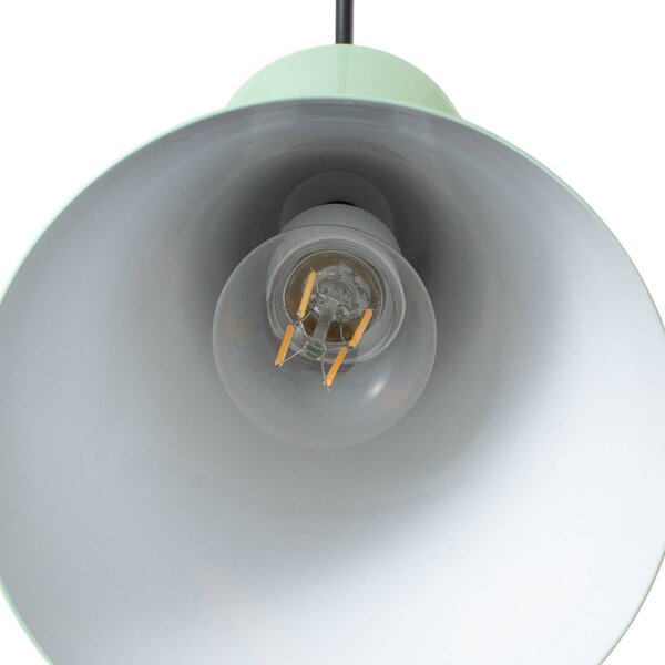 Lampa wisząca Glenora ROYALTECH, możliwość ściemniania, zielony, salon / jadalnia, metal, nowoczesny