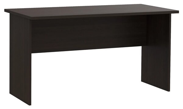 Minimalistyczne brązowe biurko do pracy wenge H3-H97